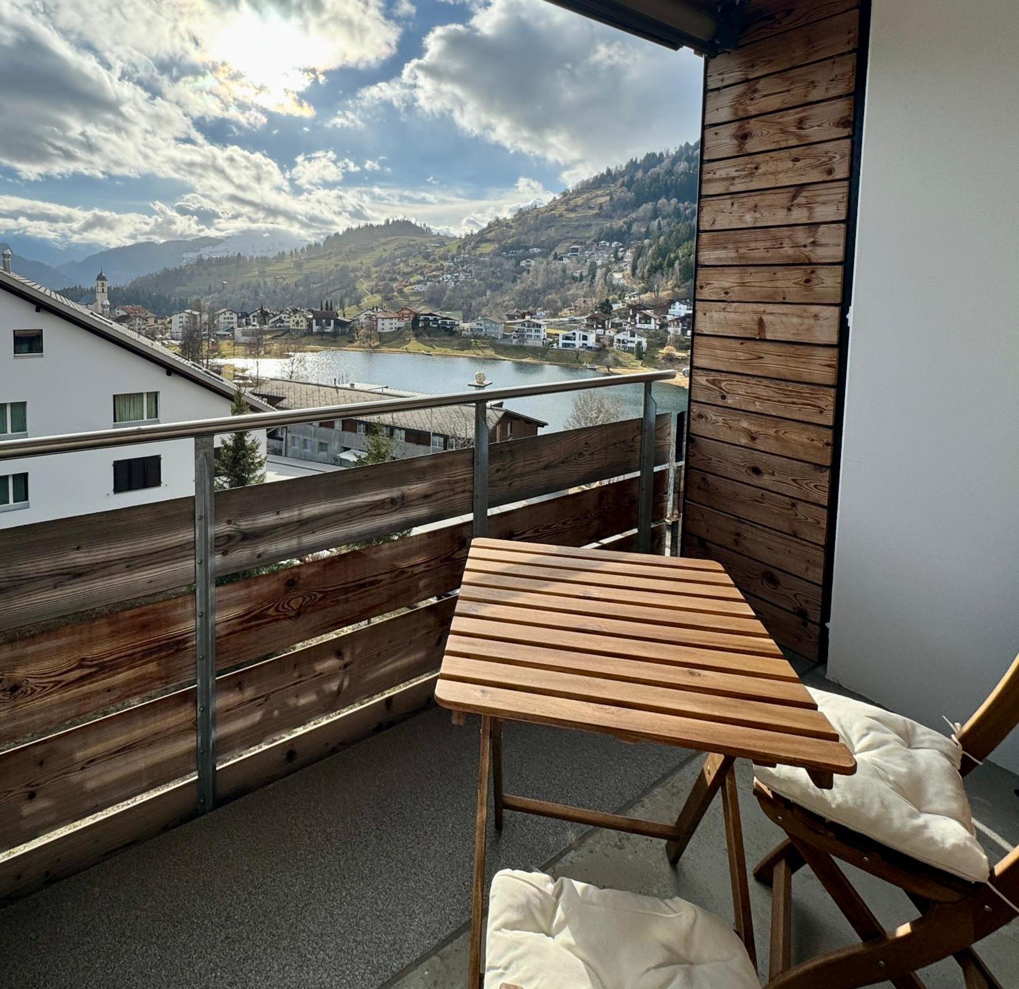 Studio Mit See- Und Bergblick Laax Εξωτερικό φωτογραφία