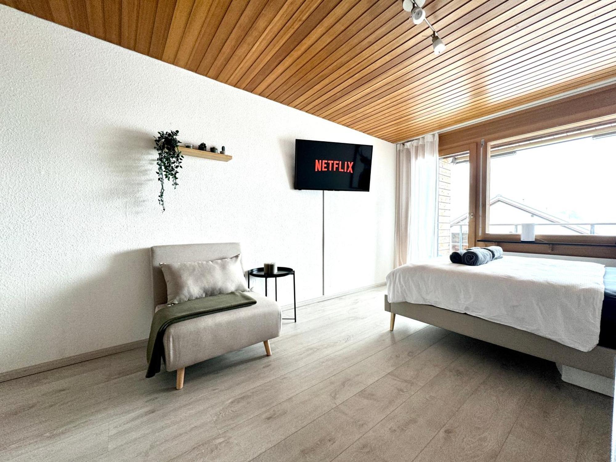 Studio Mit See- Und Bergblick Laax Εξωτερικό φωτογραφία