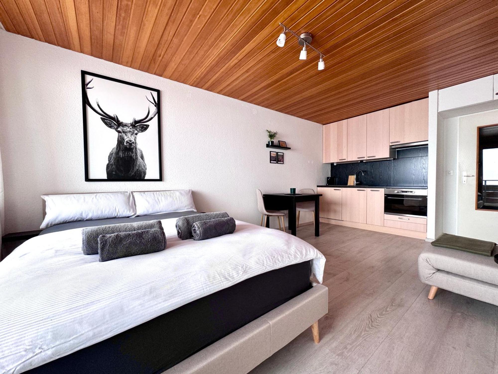 Studio Mit See- Und Bergblick Laax Εξωτερικό φωτογραφία